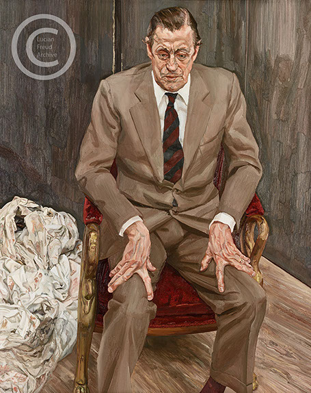 Lucian-Freud-"Man-in-a-Chair"-1983-1985-Oil-on-Canvas-121cmx100cm