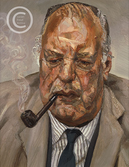 "Man-Smoking"-1986-1987-Oil-on-Canvas-51cmx41cm