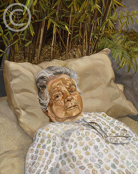 Lucian-freud-"The-Painter's-Mother"-1984-Oil-on-Canvas-88.4cmx68.8cm