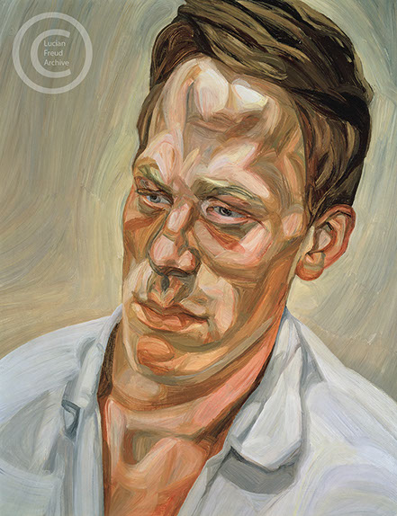Lucian Freud "A Painter - Red Haired Man ll" 1962 Oil on Canvas 91.5cm x 71cm