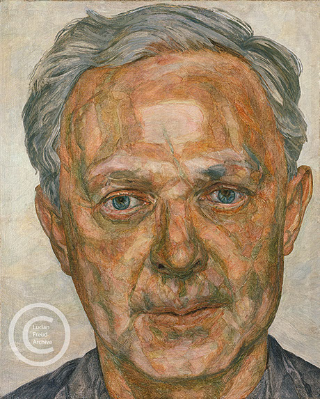 Lucian Freud "A Poet" 1957-1958 Oil on Canvas 33cm x 21