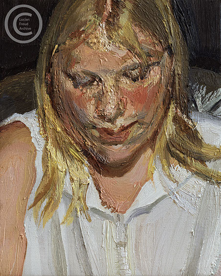 &nbsp;"Alice Costelloe" 2003 Oil on Canvas 25.4cmx20.3cm