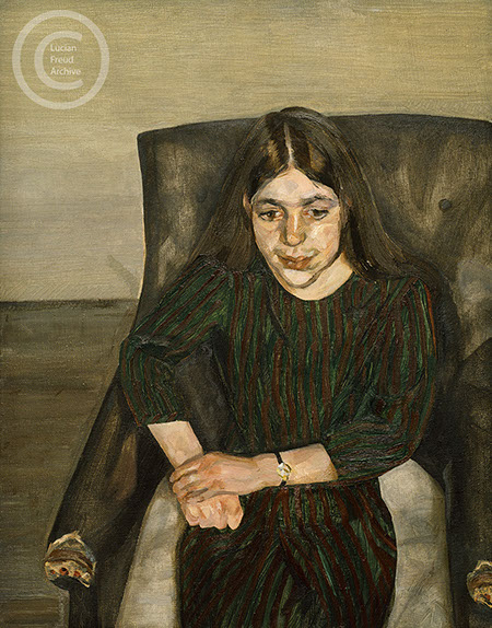 Lucian Freud "Annabel" 1967 Oil on Canvas 35cmx26cm