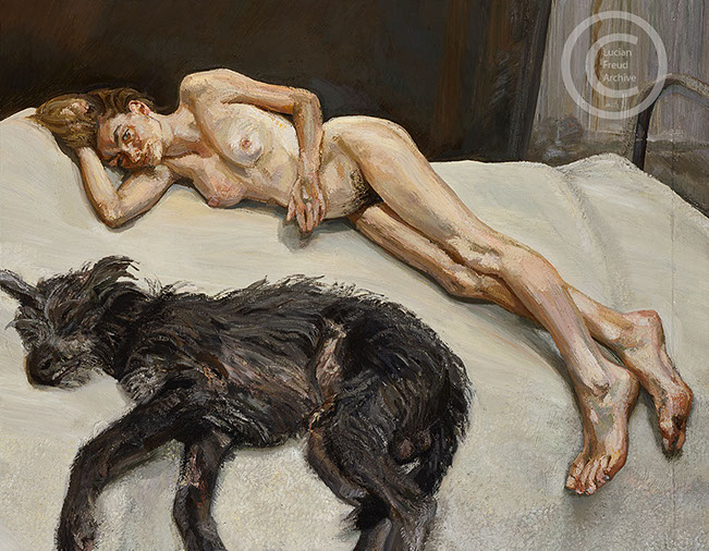&nbsp;"Annabel and Rattler" 1998 Oil on Canvas 91.6cmx177cm