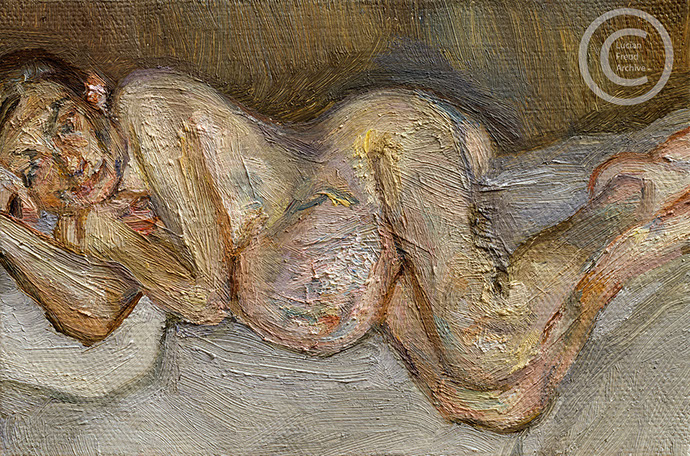 &nbsp;"Before the Fourth" 2004 Oil on Canvas 10.2cmx15.2cm