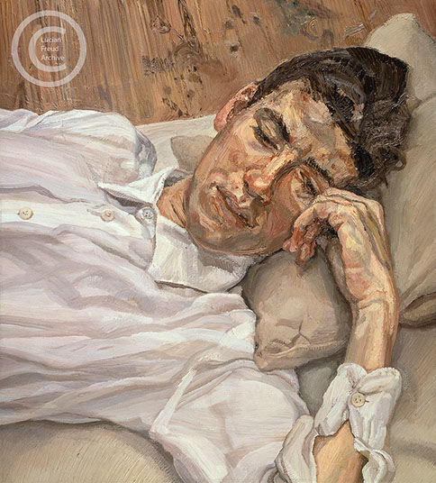 Lucian Freud "Bella" 1986-1987&nbsp; 55.9cm x 50cm