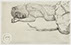Lucian Freud 'Dead Monkey' c1944 Ink on Paper 20cmx32.5cm
