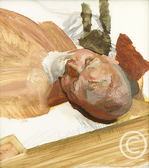 "Fragment Head of Leigh" 1993 Oil on Canvas 61cmx54cm