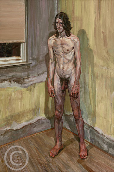 "Freddy Standing" 2000 Oil on Canvas 248.9cmx69cm