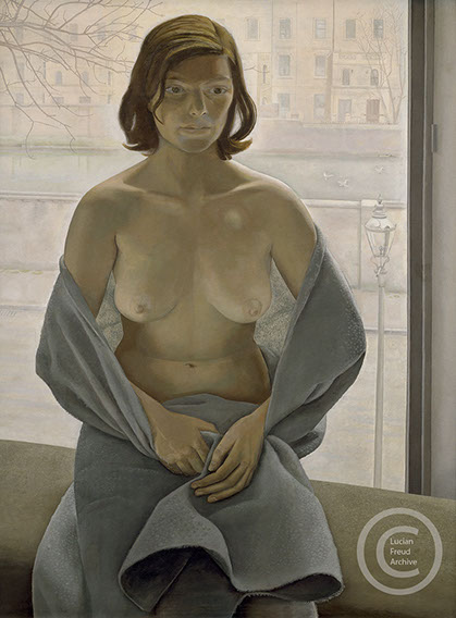 Lucian Freud "Girl in a Blanket" 1952 Oil on Canvas 101cmx75cm
