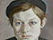 Lucian Freud "Girl with Beret" 1951-52 36cmx26cm