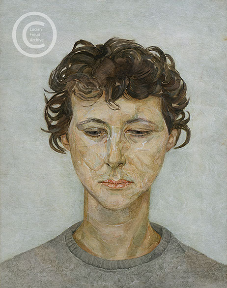 Lucian Freud "Head of a Woman"&nbsp; 1950&nbsp; Oil on Canvas&nbsp; 45cm x 35cm