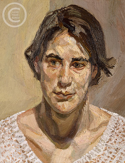 "Head of Esther" 1992 Oil on Canvas 61cmx51.5cm