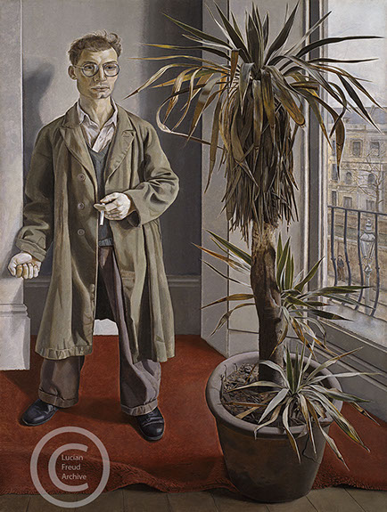 Lucian Freud "Interior in Paddington"&nbsp; 1951&nbsp; Oil on Canvas&nbsp; 152cm x 114cm 