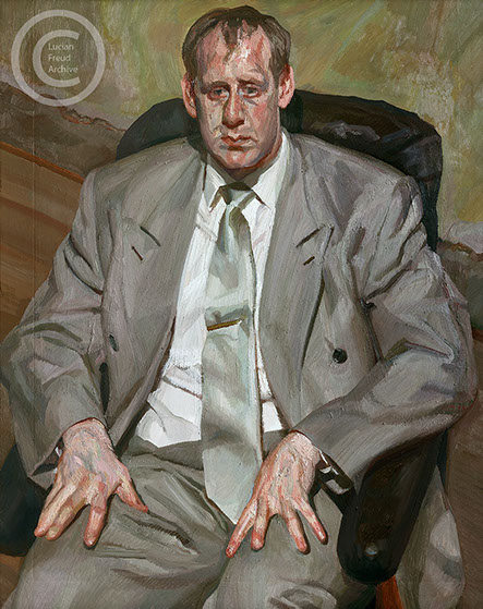 "Man in a Silver Suit" 1998 Oil on Canvas 110cmx90.6cm