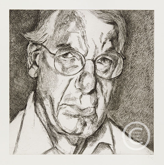 Lucian Freud "New Yorker" 2006 Etching (ed of 46) 38cmx37.5cm