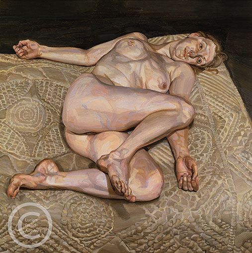 Lucian Freud "Night Portrait" 1977-1978 Oil on Canvas 71cmx71cm