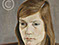 Lucian Freud "Portrait of a Girl"  1950  Oil on Copper  29.5cm x 23.5cm      