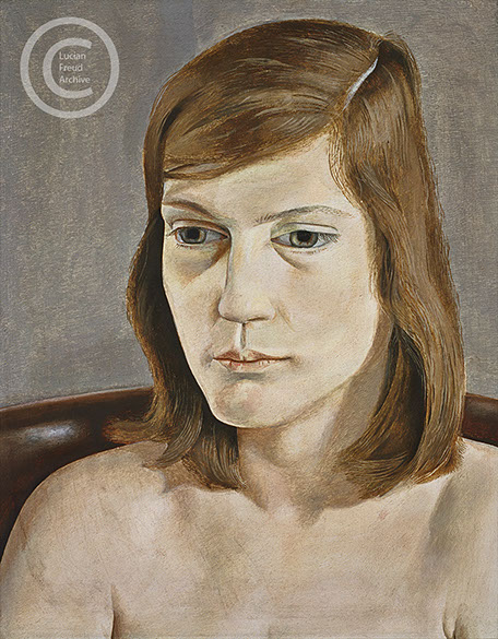 Lucian Freud "Portrait of a Girl"&nbsp; 1950&nbsp; Oil on Copper&nbsp; 29.5cm x 23.5cm&nbsp;&nbsp;&nbsp;&nbsp;&nbsp; 