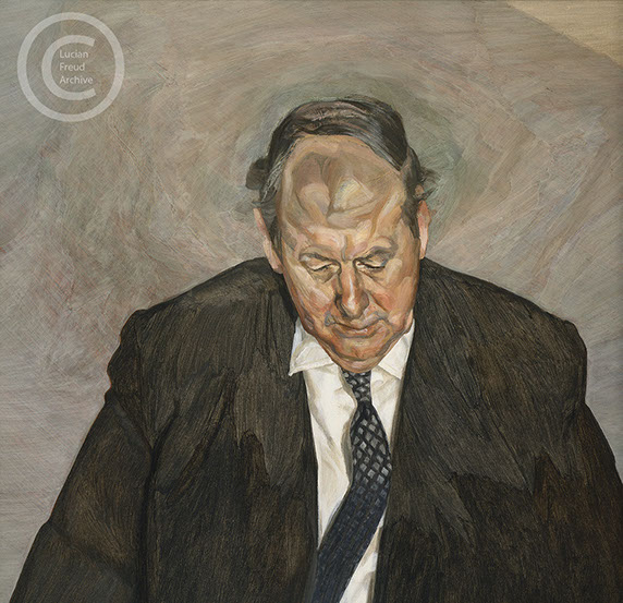 Lucian Freud "Portrait of a Man" 1971-1972 Oil on Canvas 68.5cmx68cm