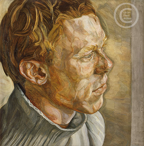 Lucian Freud "Red Haired Man" 1960-1961 Oil on canvas&nbsp; 61cmx61cm