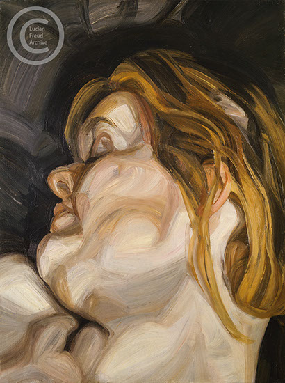 Lucian Freud "Sleeping Head" 1962 Oil on Canvas 66cm x 51cm