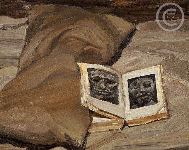 "Still Life with Book" 1992-1992 Oil on Canvas 19cmx24.2cm