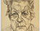 Lucian Freud 'The Painter's Mother' 1983 Charcoal and Pastel on Paper 32.4cmx24.8cm