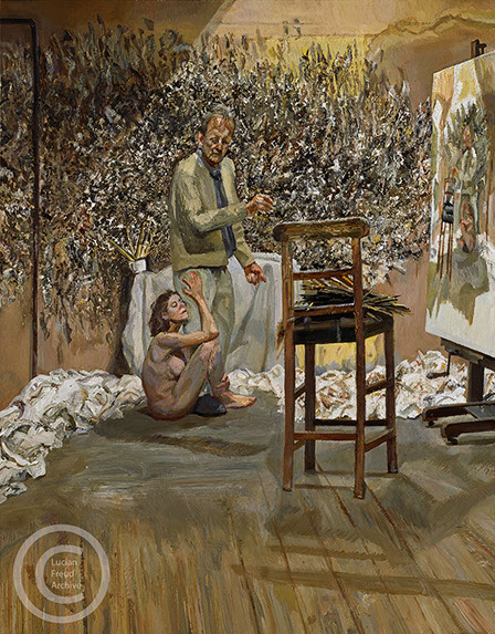 "The Painter Surprised by a Naked Admirer" 2004-2005 Oil on Canvas 137.2cmx106.6cm