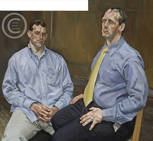 "Two Brothers from Ulster" 2001 Oil on Canvas 144.8cmx133.4cm